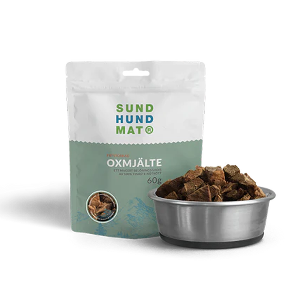 Frysetørket oksemilt - 60 g