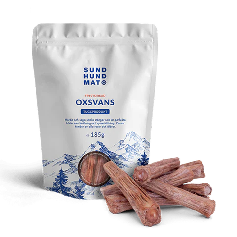 Frysetørket oksehale - 185 g