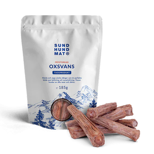 Frysetørket oksehale - 185 g