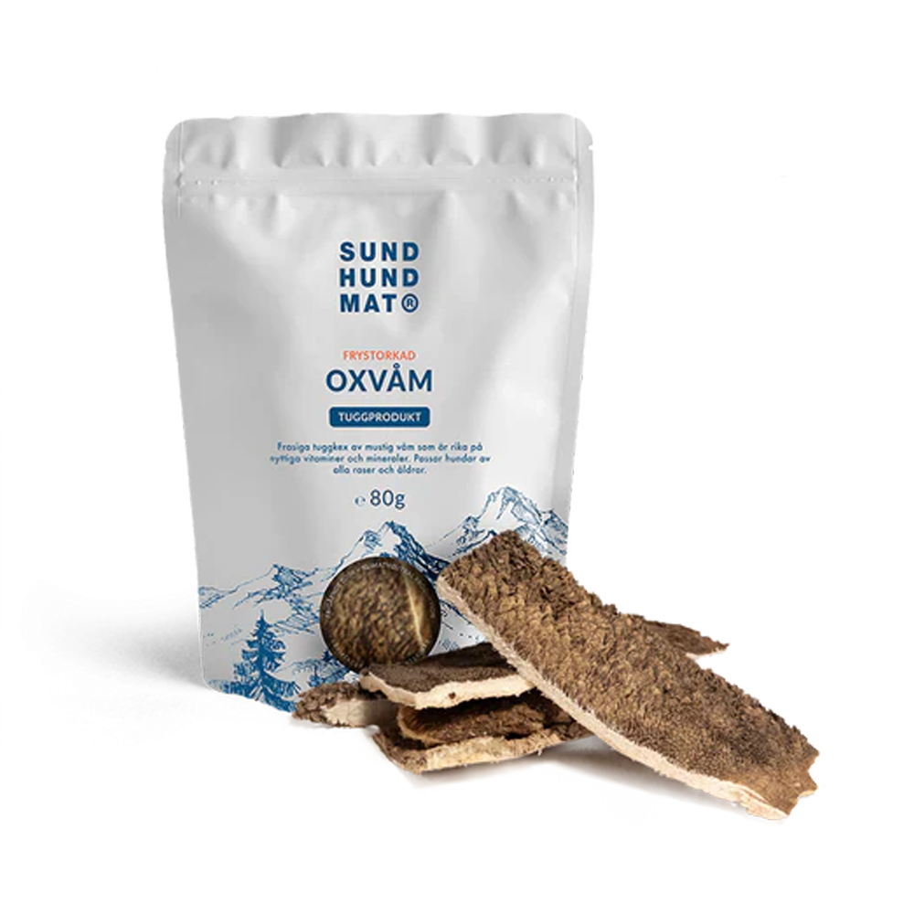 Frysetørket okseinnmat - 80 g