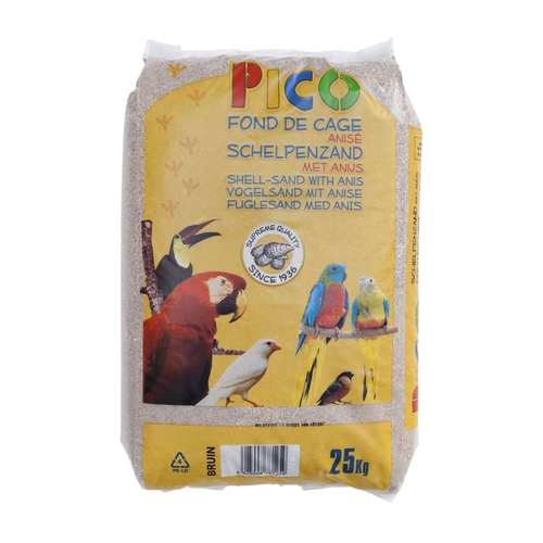 Pico Brun Fågelsand - 25 KG | Endast 189 kr! - Zoogiganten