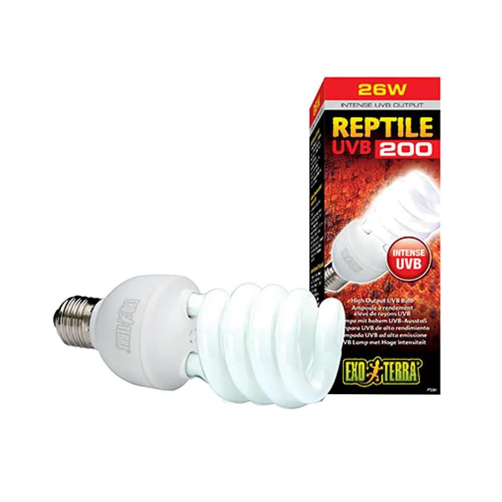 Reptil UVB 200 Lysrörslampa - E27 | Endast 499 kr! - Zoogiganten