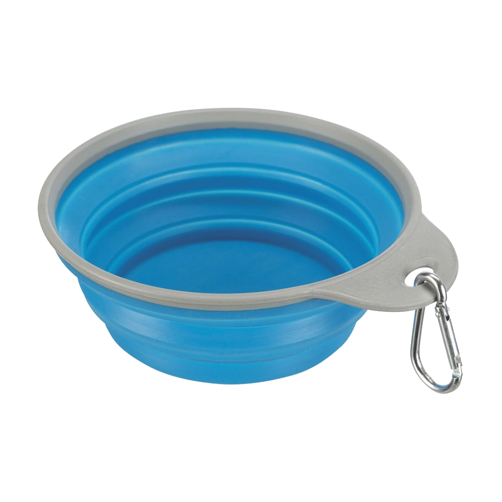 Silikon reisebolle, plastkant, 1 l/ø 18 cm