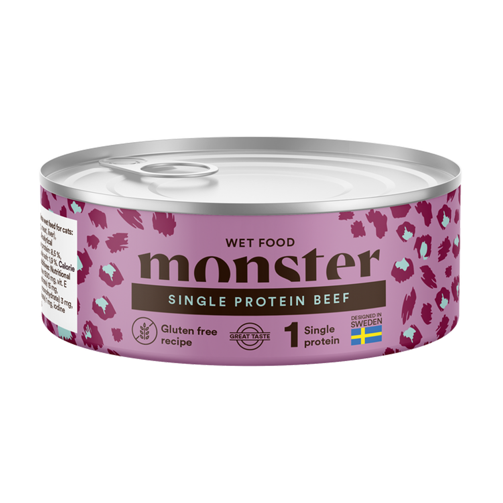 Monster Cat Adult Single Beef boks - 100 g