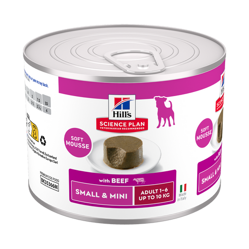 Science Plan Canine Adult Mousse Liten og mini Storfekjøtt - 200 g