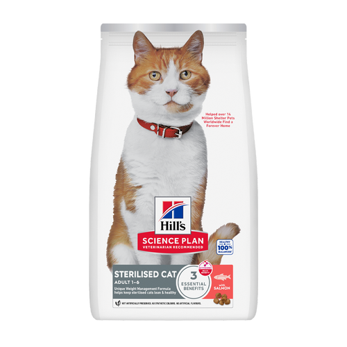 Science Plan Feline Voksen Sterilisert Laks - 7 KG