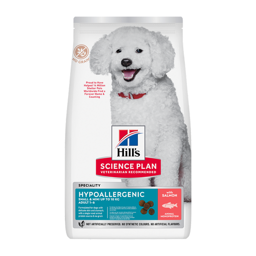 Science Plan Canine Adult Hypoallergenic Small & Mini Salmon - 1,5 kg
