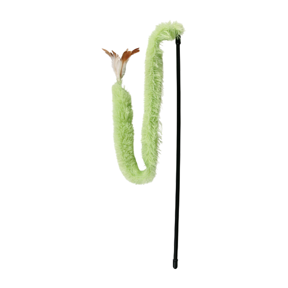 Kattevippestol med plysjbånd - 48 cm