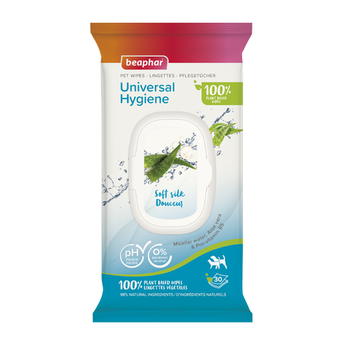 Bio Universal våtservietter for kjæledyr - 30 stk