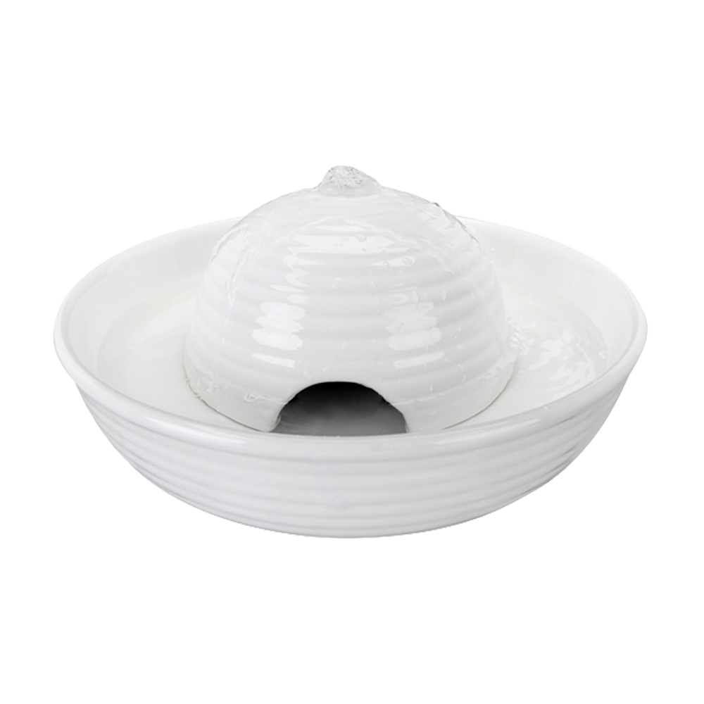 Vannfontene Vital Flow Mini Keramikk Hvit - 0.8 L