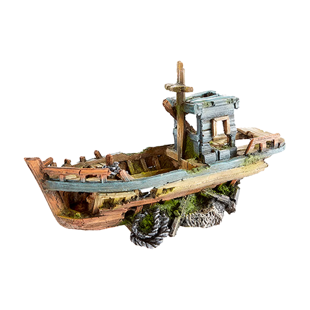 Vrakfiskebåt - 29,7 x 10,5 x 16,7 cm