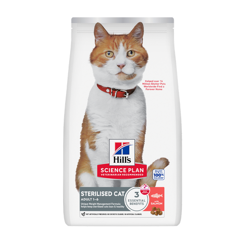 Science Plan Sterilisert Laks til Katt - 15 KG