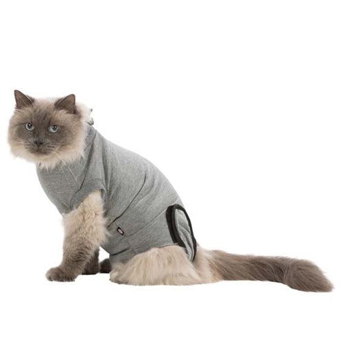 Beskyttende Body for Katt S M - Grå