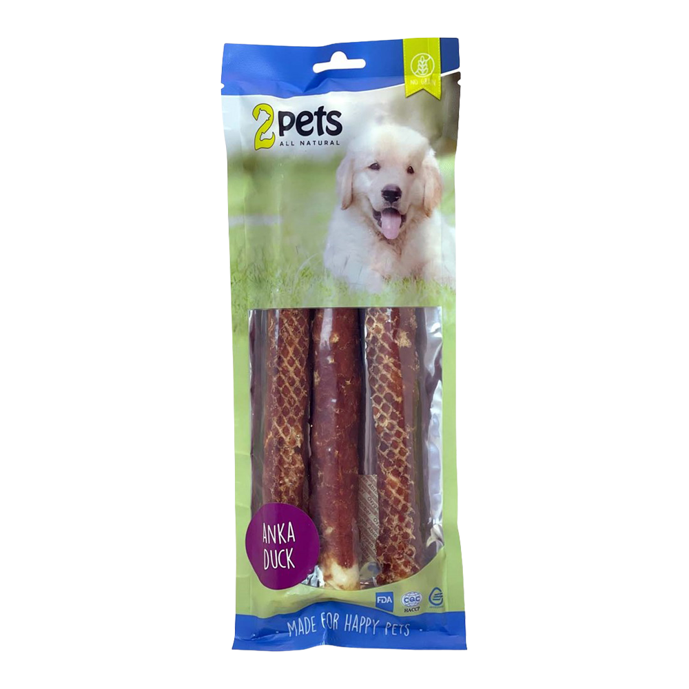 2PETS Tyggerull M Andefilet - 28 CM - 3-pakning
