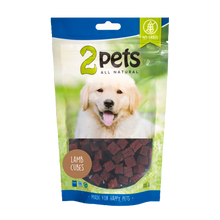 2PETS Dogsnack Lammekjøttbiter - 100 G