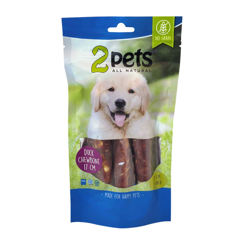 2PETS Tyggerull M Andefilet - 17 CM - 3-pakning