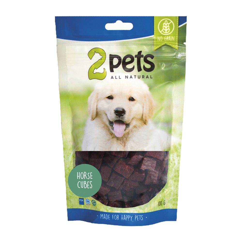 2PETS Hundesnack Hestebiter - 100 G