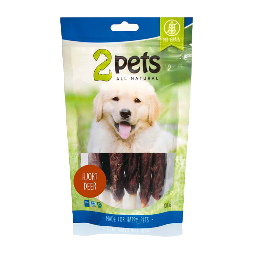 2PETS Tyggepinne M Hjort - 12 CM - 6-PAKNING