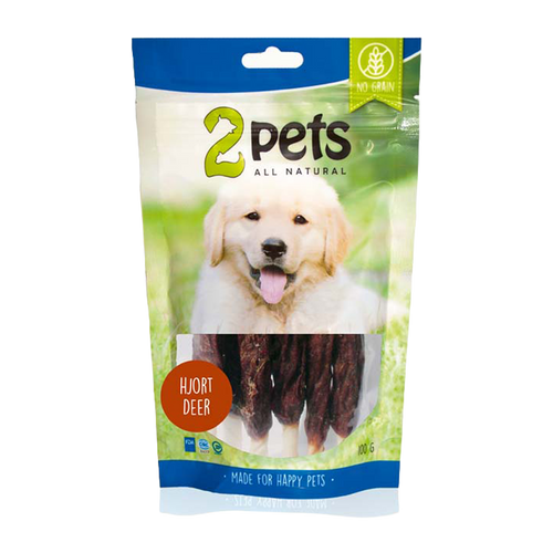 2PETS Tyggepinne M Hjort - 12 CM - 6-PAKNING