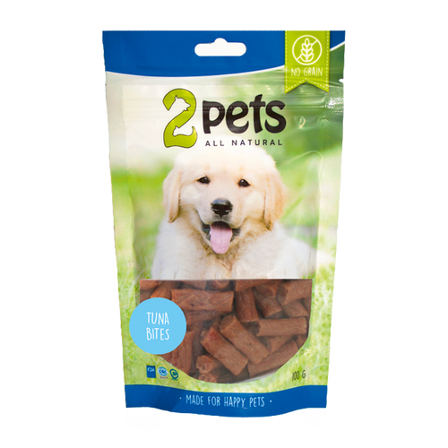 2PETS Dogsnack Tunfiskbiter - 100 G
