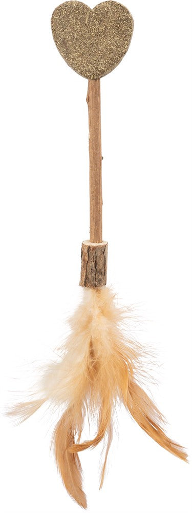Matatabi-pinne med kattemyntehjerte - 23 CM