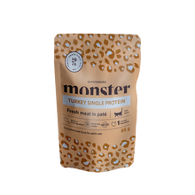 Monster Cat Pouches Voksen Kalkun 85 g (8-pakning)