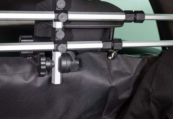 Bilbeskyttelse for bagasjerom svart - 2,3X1,7M