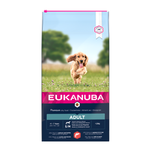 Euk Hundefôr Liten/med laks og bygg - 12 kg