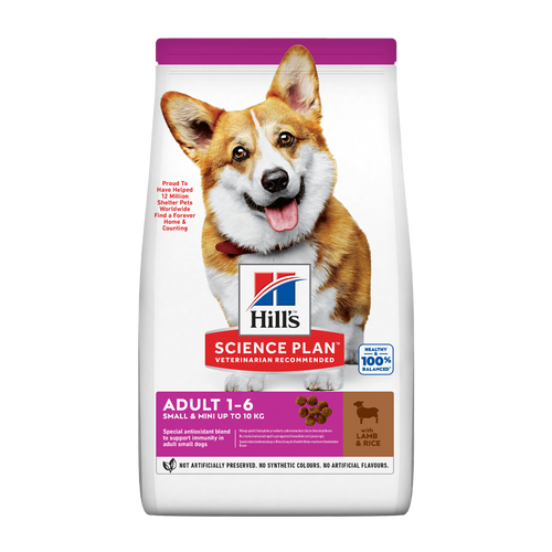 Science Plan Canine Adult Small &amp; Mini Lam &amp; Ris - 1,5 KG