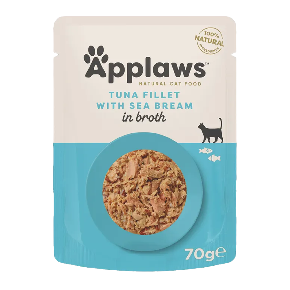 Applaws Cat Pouch Tunfisk og Seabream