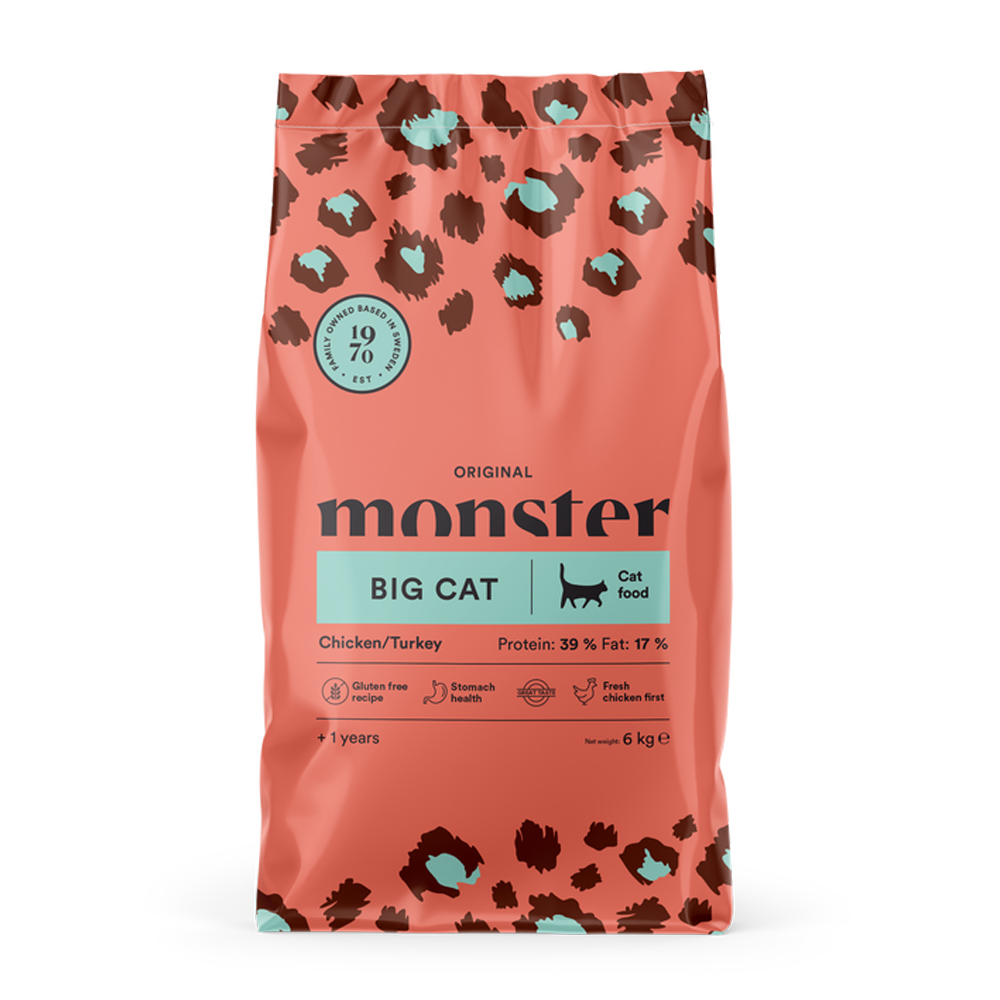 Monster Cat Orig. Big Cat Kylling/Kalkun