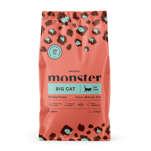 Monster Cat Orig. Big Cat Kylling/Kalkun