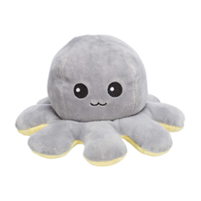 Vendbar blekksprutplysj - 19 cm