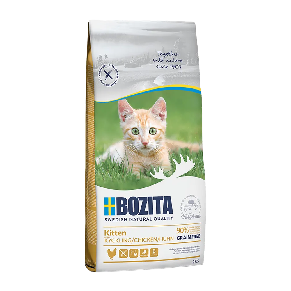 Bozita Kitten Kornfri Kylling - 2 KG