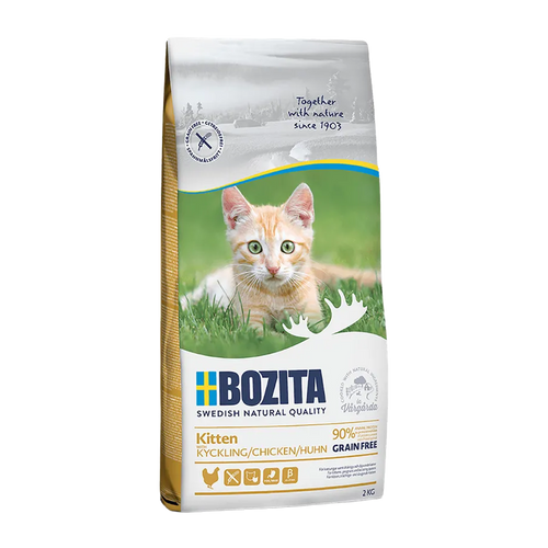 Bozita Kitten Kornfri Kylling - 2 KG