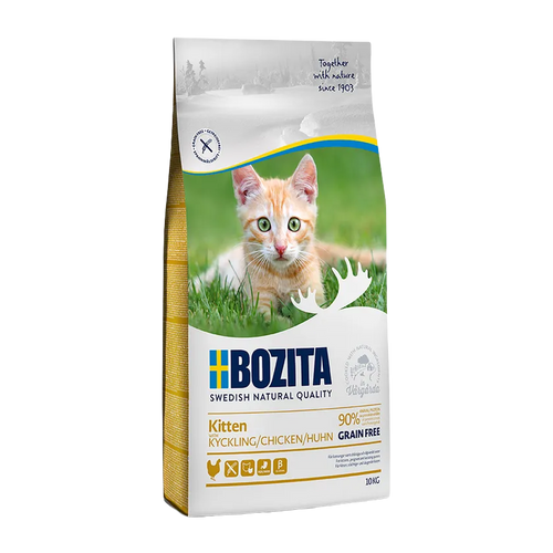 Bozita Kitten Kornfri Kylling - 10 KG
