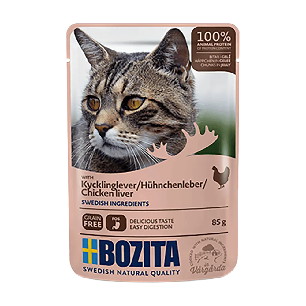 Bozita kyllinglever i gelé - 85 g