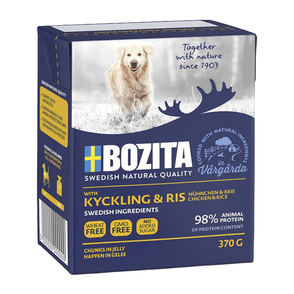 Bozita Kylling/Ris (biter i gelé) - 370 G