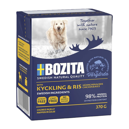 Bozita Kylling/Ris (biter i gelé) - 370 G