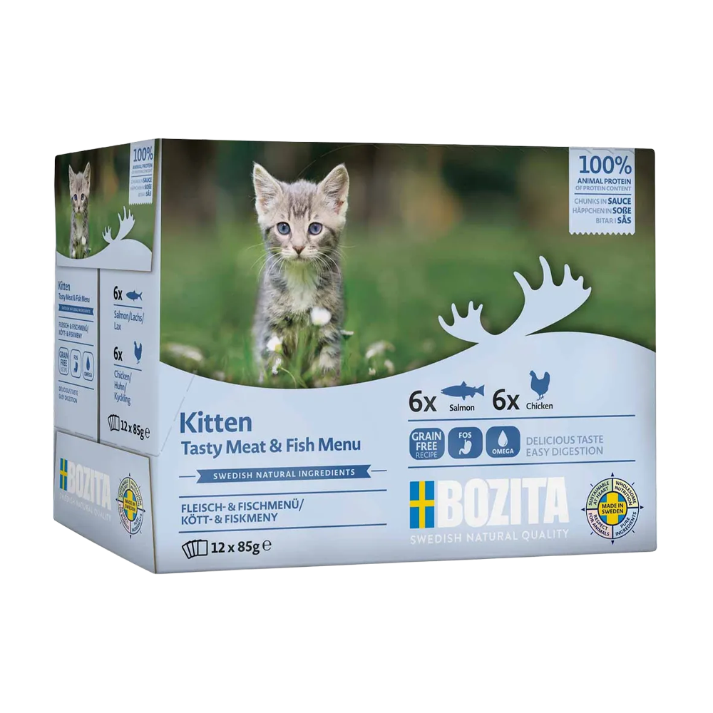 Bozita Kitten Multibox 12x85g saus / 1,02kg