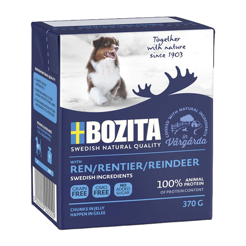 Bozita Reinsdyr (biter i gelé) - 370 g