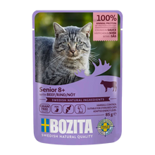 Bozita Senior 8+ Storfekjøtt i saus - 85 g