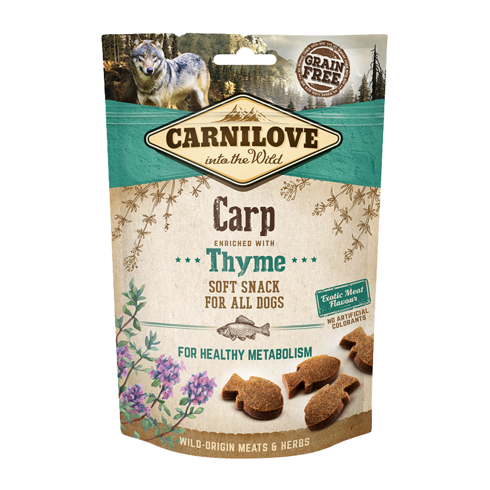 Carnilove Semi Moist Snack Karpe og Timian - 200 G