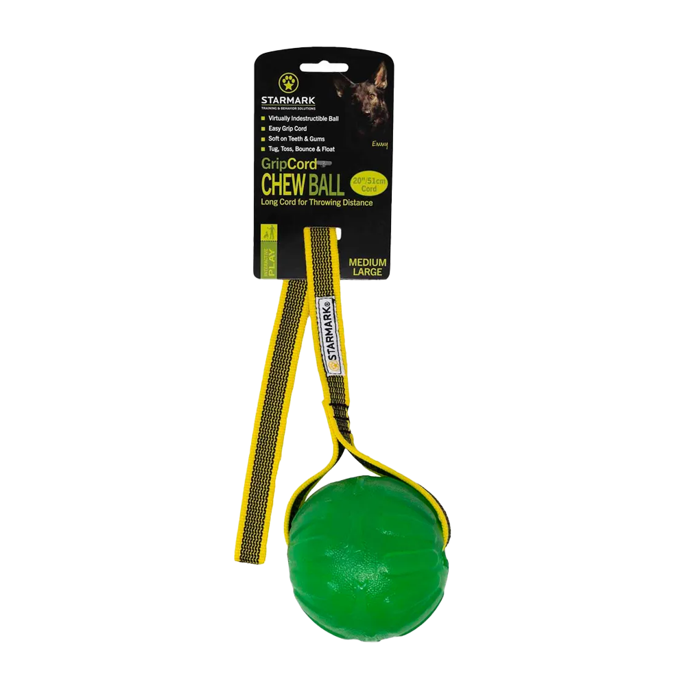 Starmark Gripcord Tyggeball Lang med L - 8x8,5x63 cm