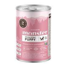 Monster Dog Valp Kylling Glass 400 g (6 stk./frp)