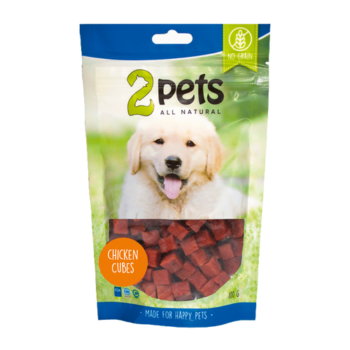 2PETS Dogsnack Kyllingbiter - 100 G