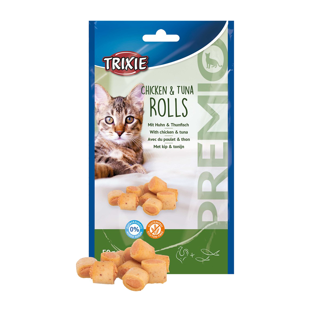 Premio kylling- og tunfiskrull - 50 g