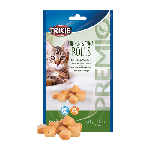 Premio kylling- og tunfiskrull - 50 g