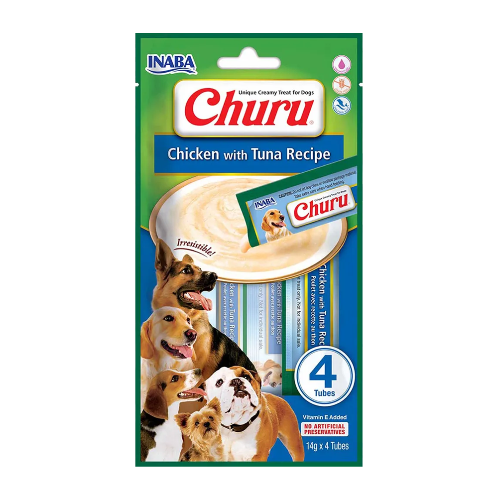Churu Hundekylling med tunfisk - 4 stk