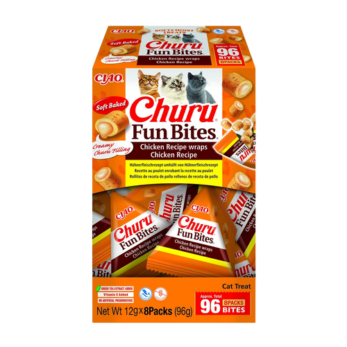 Churu Cat Fun Bites Kylling 8stk